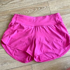 Sonic pink speed up shorts 4 in